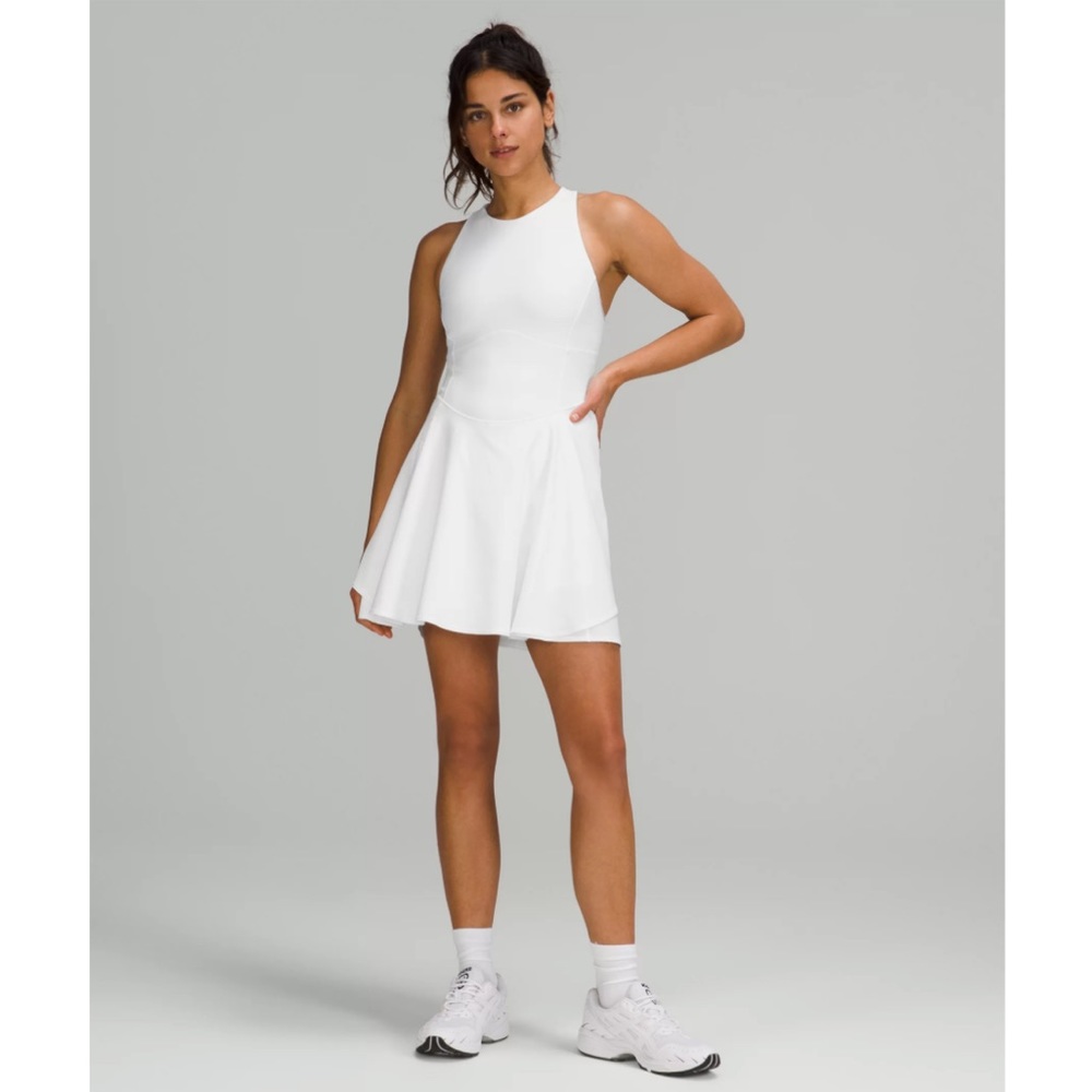 Lululemon Court crush white Tennis dress